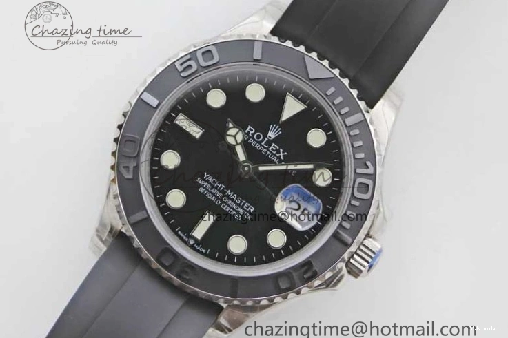 42mm Ceramic VR3235 Black on Strap Bezel 226659 1:1 TWA Oysterflex Best 3D Edition Yacht-Master 0226